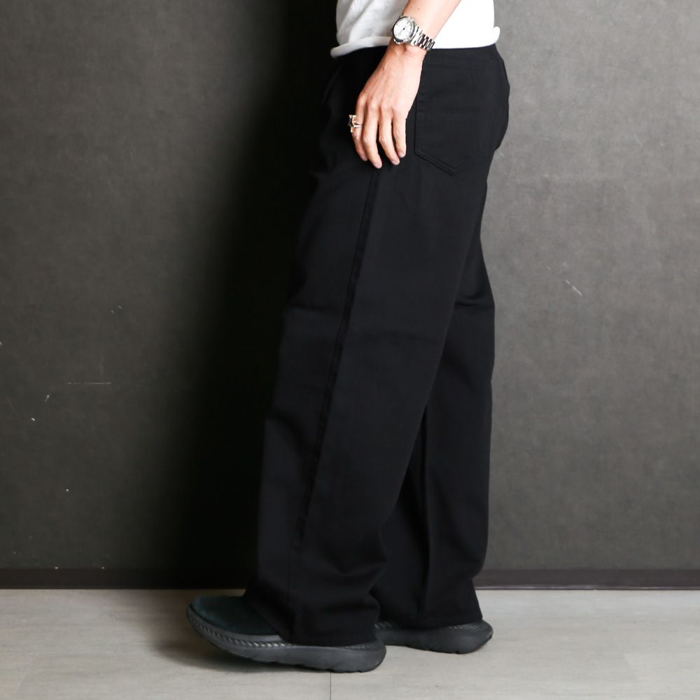 Katsuragi wide jeans / ワイドデニム - コットンドリルツイル / SNJ-39A
