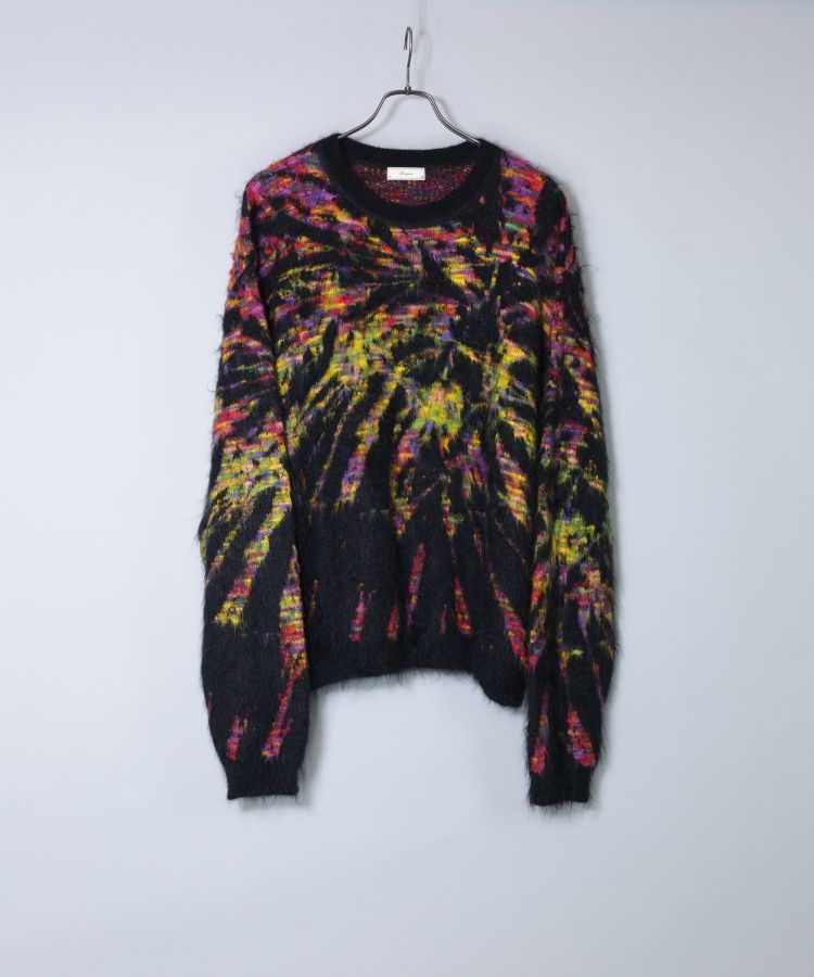 Iroquois - TIE DYE JQ KNIT / ジャガードニット プルオーバー