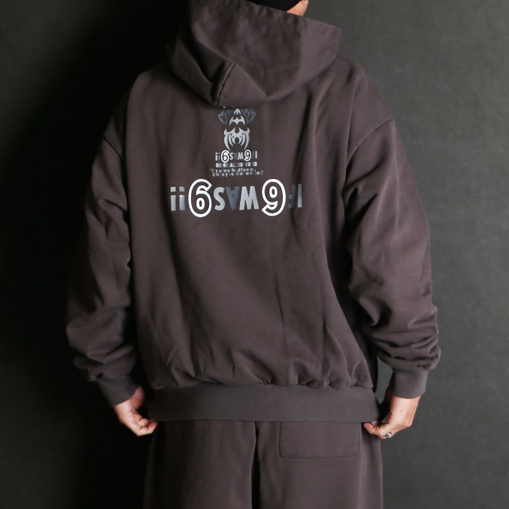 " HIDEANDSEEK × Toru Nishiura " / The H&S Hooded Sweat Shirt - C-GRY / プルオーバーパーカー / H30th-010226