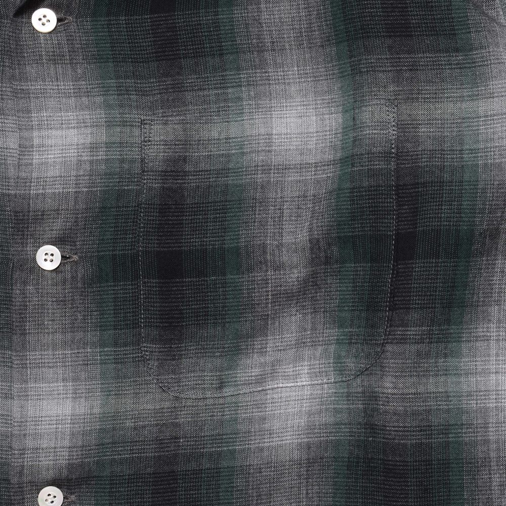 T.Rayon Ombre Open Collar Shirt  - GPT / MDFBF09501