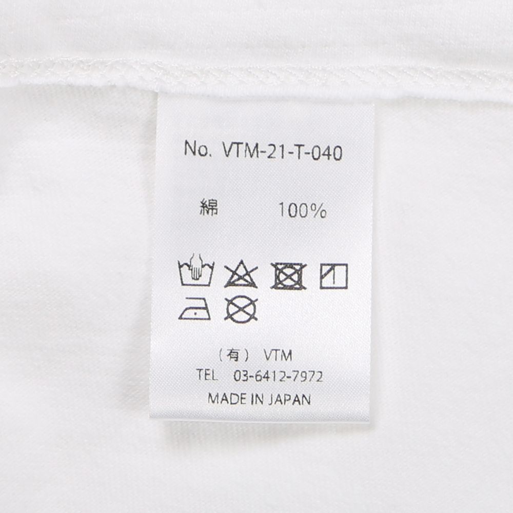WASHED TEE / ロゴ カットソー / VTM-21-T-040