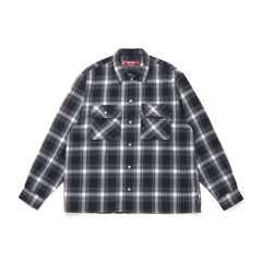 Ombre Check L/S Shirt (26ss) - Blue / オンブレチェックシャツ / HS-020526