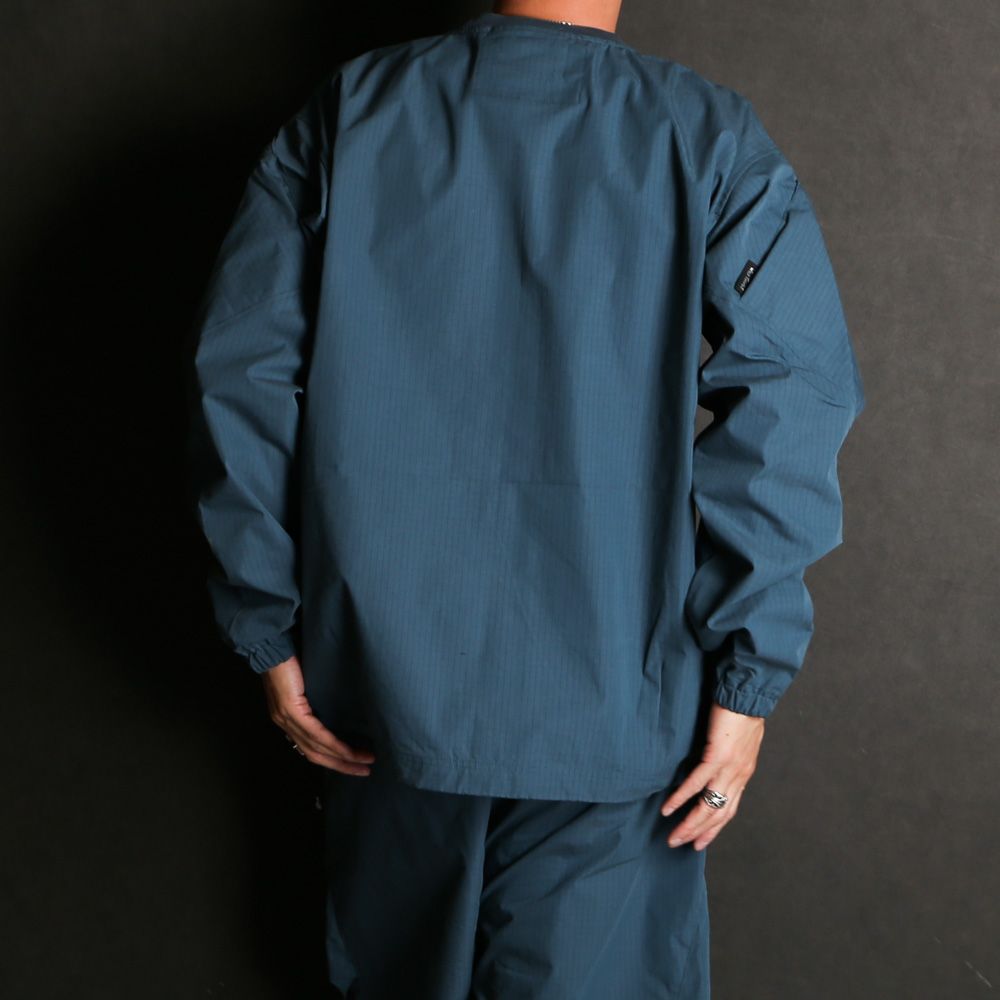 POLIQUANT (ポリクアント) - × WILDTHINGS / Protected Common UNIFORM Pullover - Silver Navy / SOLOTEX Fiber THE SpecS / 2401018 - 4