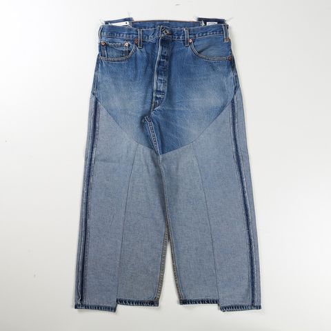 【サイズ W36】 OLD PARK×MINEDENIM / Inside_out Chaps Jeans / MND-25SSOP002
