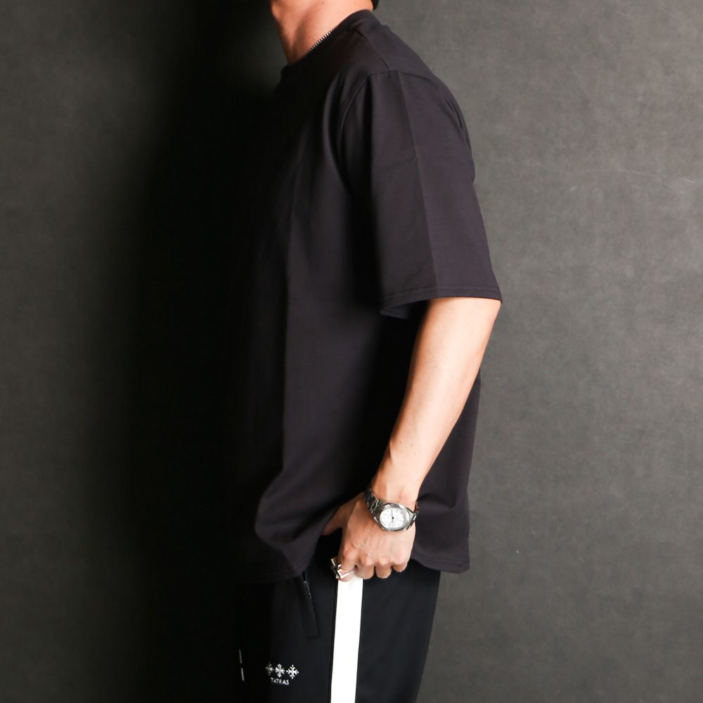 marka - CREW NECK TEE - CHARCOAL / オーガニックコットン26G