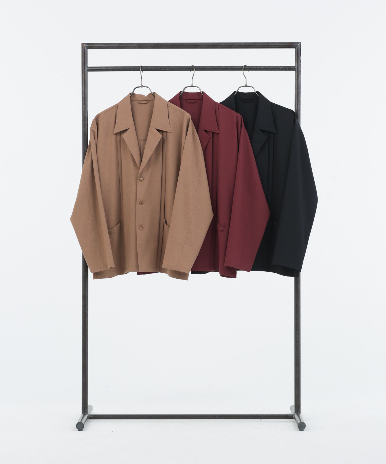 WORSTED WOOL-LIKE TWILL JK / シャツジャケット / 378205