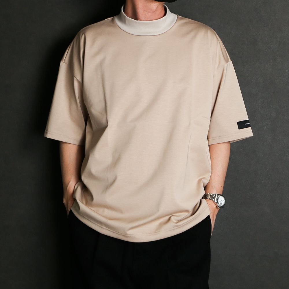 RESOUND CLOTHING - MOCKNECK OVER T / モックネック Tシャツ / RC23-T