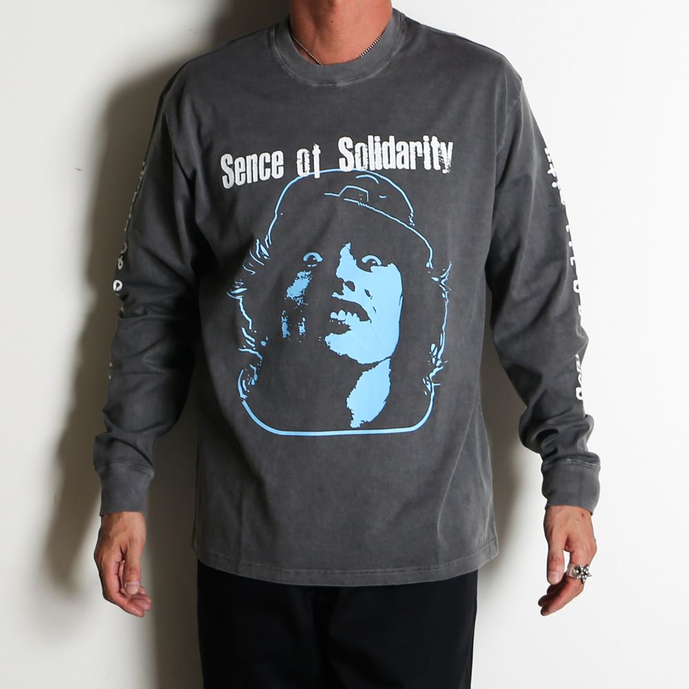 PIGMENT DYED L/S TEE - BLUE / ロングスリーブ Tシャツ / 26'RTC-0301