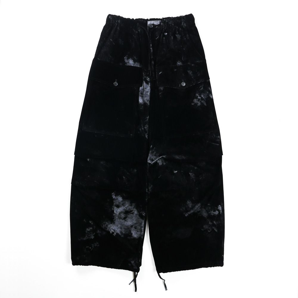 "FLOCKY + PIGMENT PRINT" PARACHUTE PANTS / パラシュートパンツ / TA23AW-PT018
