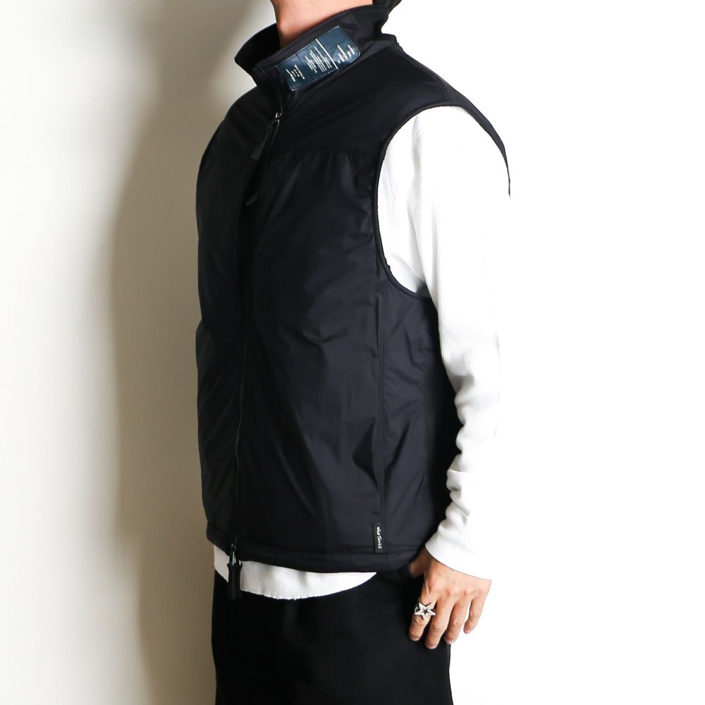 × WILD THINGS / REVERSIBLE VEST - BLACK / 9252-VE01-003