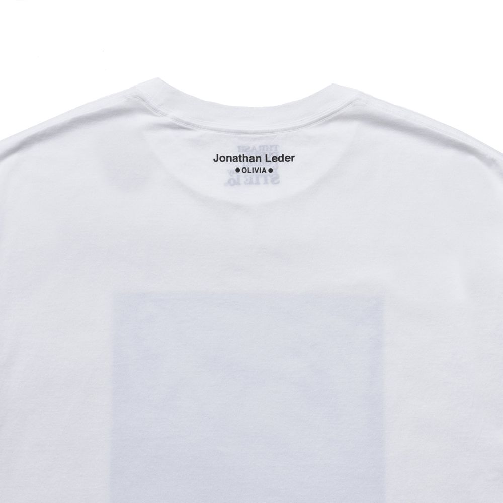 MINEDENIM×Stie-lo Jonathan Leder Tシャツ 白 Jonathan Leder × Stie-lo 