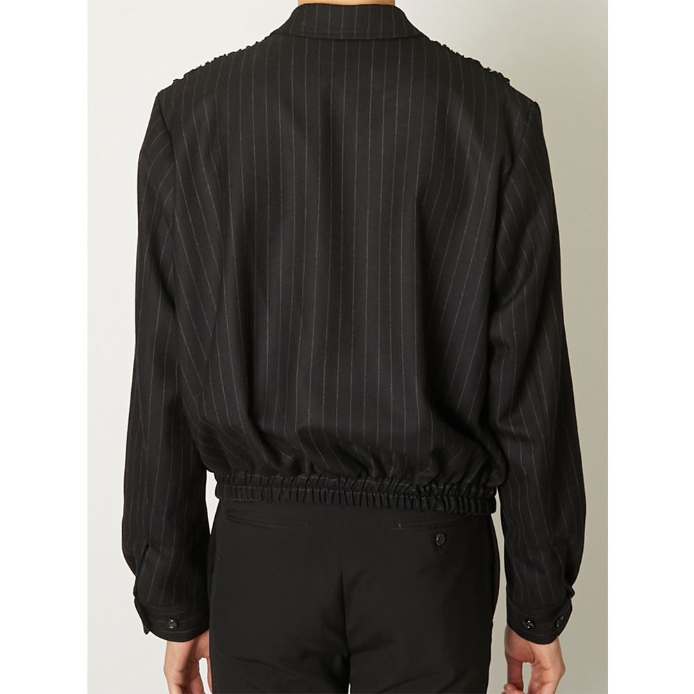 "Jomon Relief" Zip-Up Blouson - Black / ジップアップブルゾン / TA26AW-BL049
