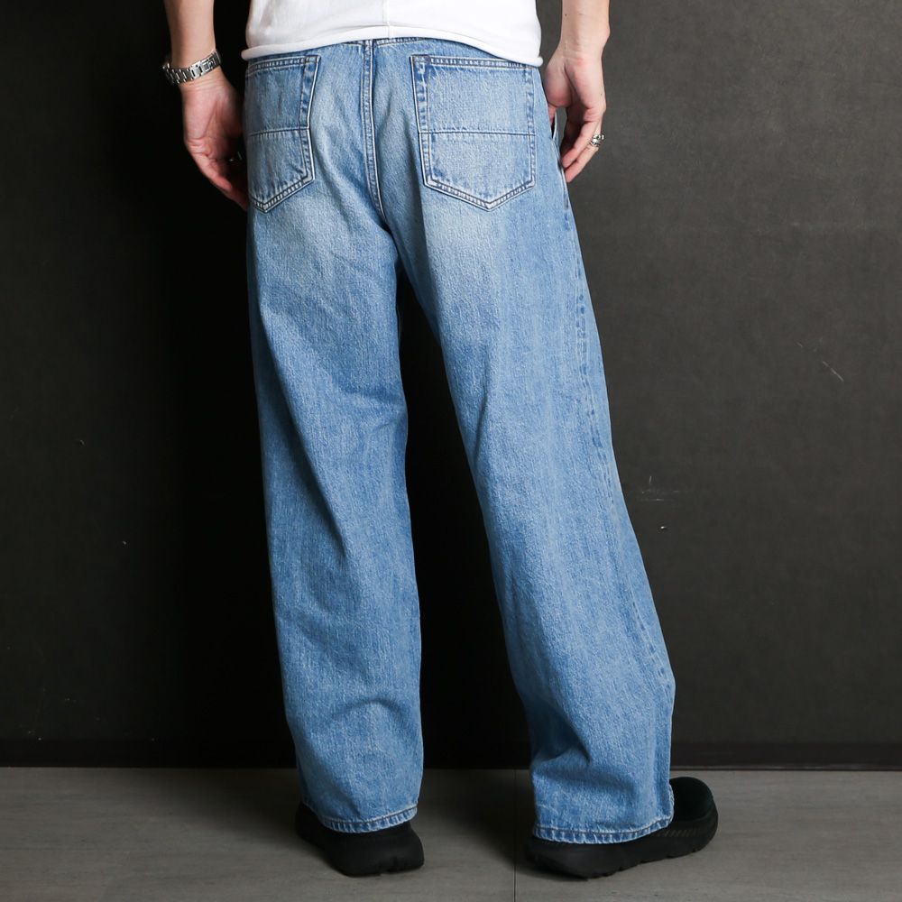 superNova. - Selvedge wide jeans - Vintage wash / セルヴィッチ 