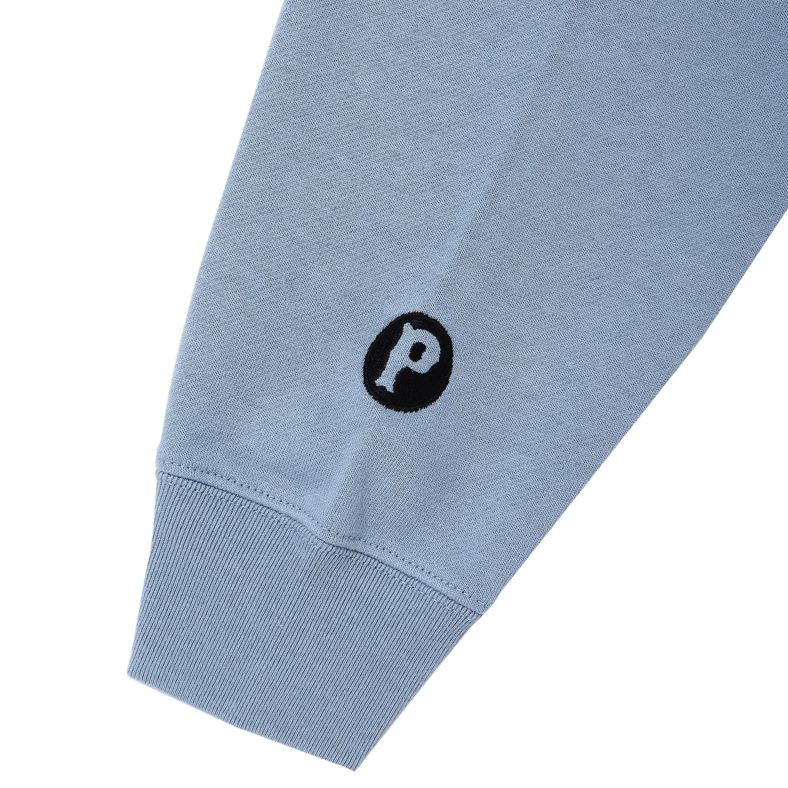 HUNGRY ZIP UP HOODIE - STONE BLUE / ジップアップパーカー