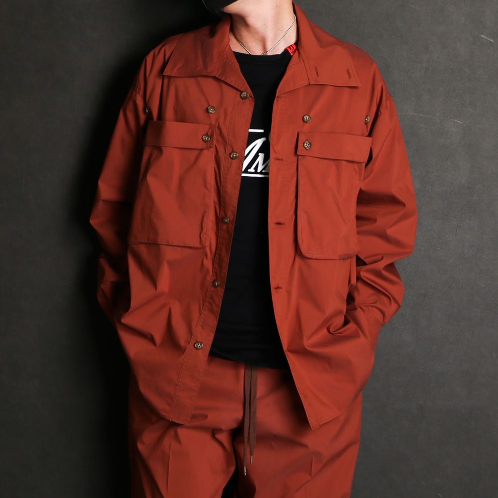 TC WEATHER BIG SH / ビックシルエットシャツ / 377104