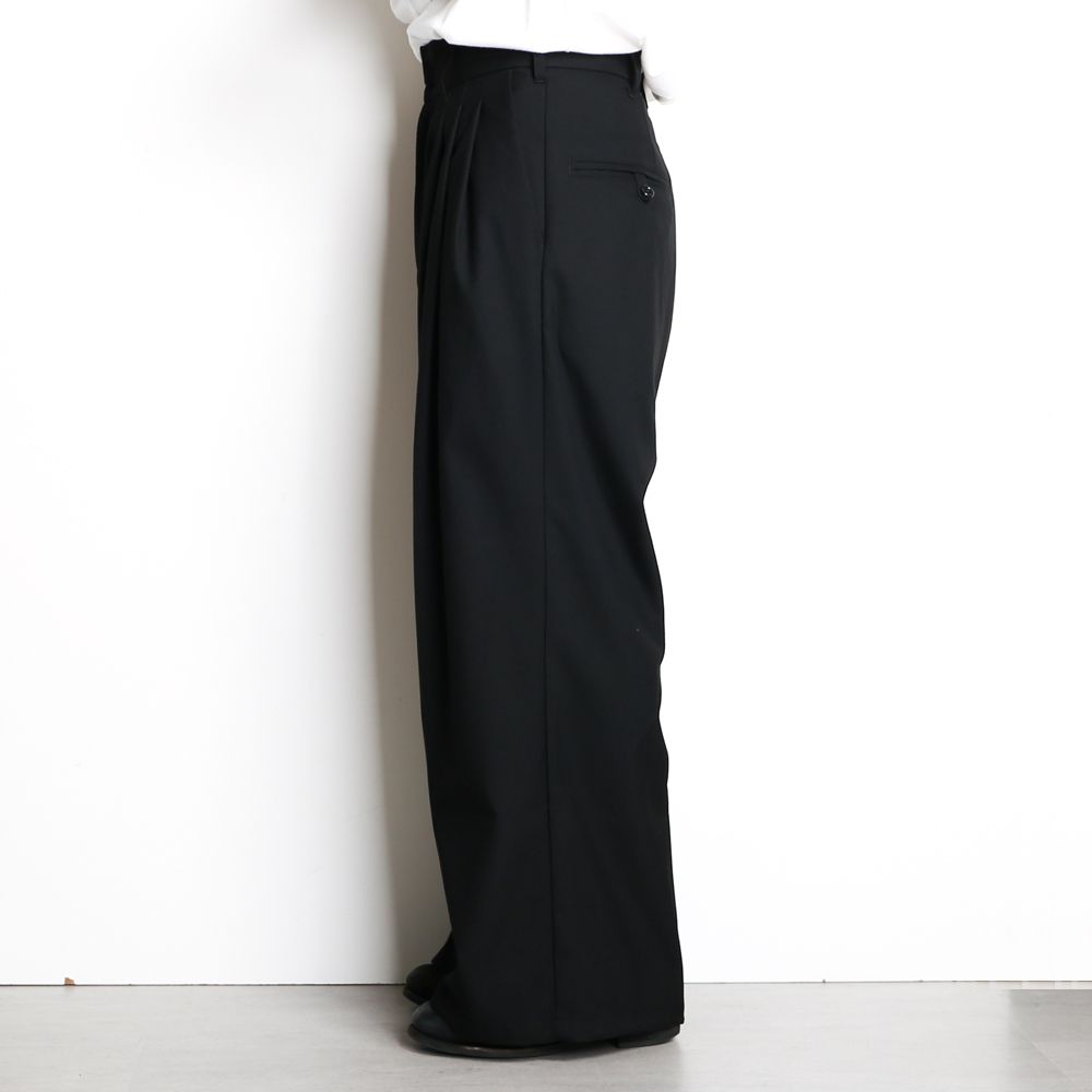 superNova. - High waist baggy trouser - Brushed T/R / ハイウエスト