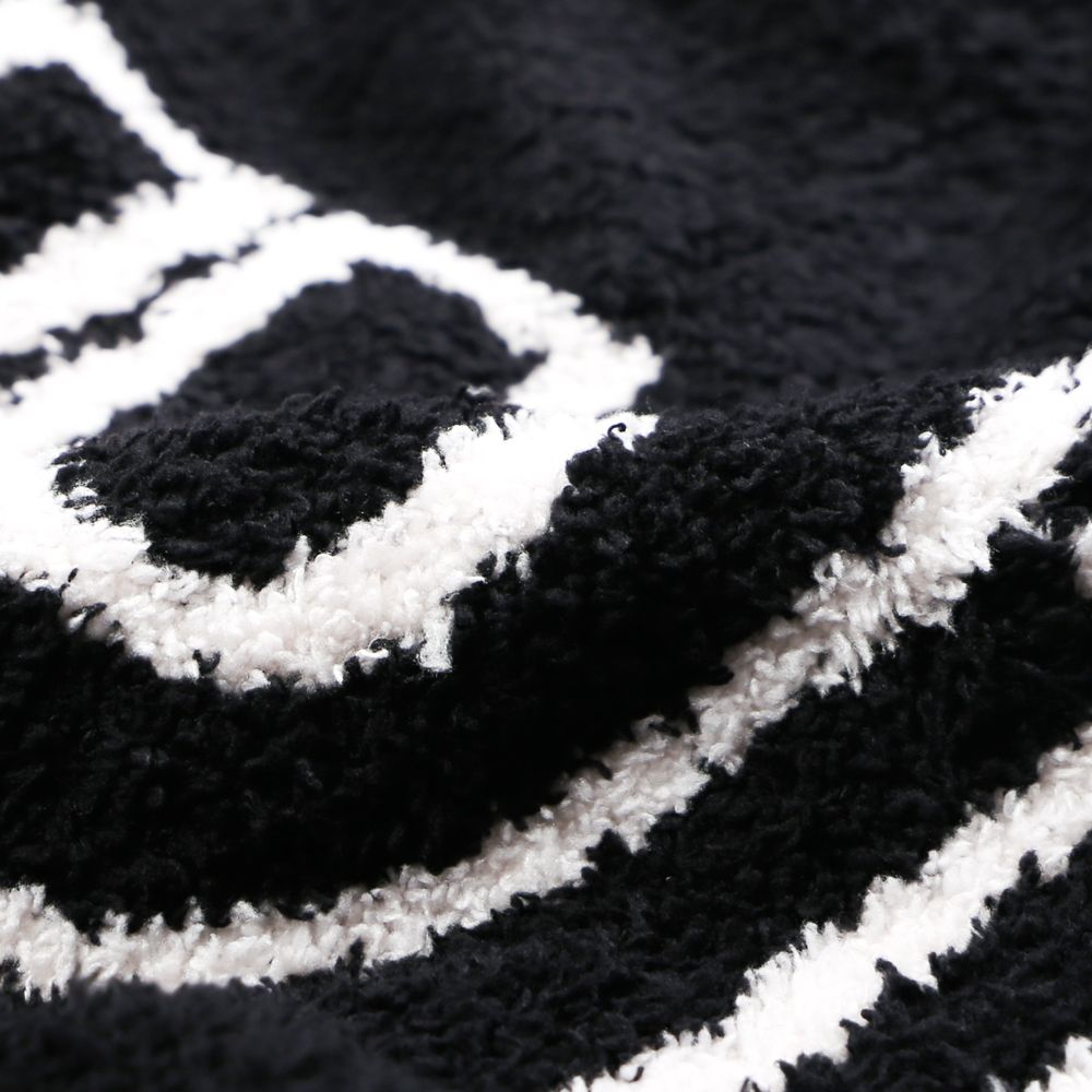 WHOLE PATTERN KNIT SHAWL CARDIGAN / 総柄ロゴ ニットショールカーディガン / USK-20014