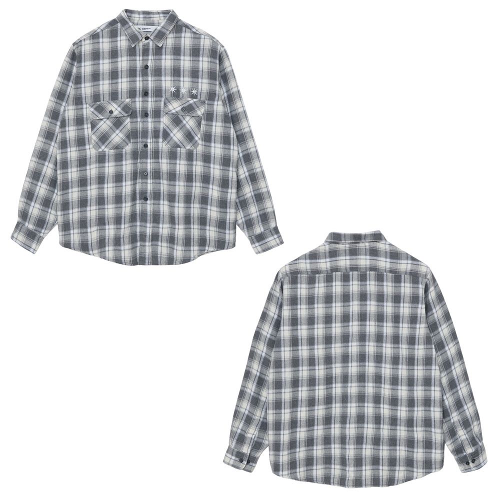 Flannel Shirt - Black / フランネルシャツ / GD0468