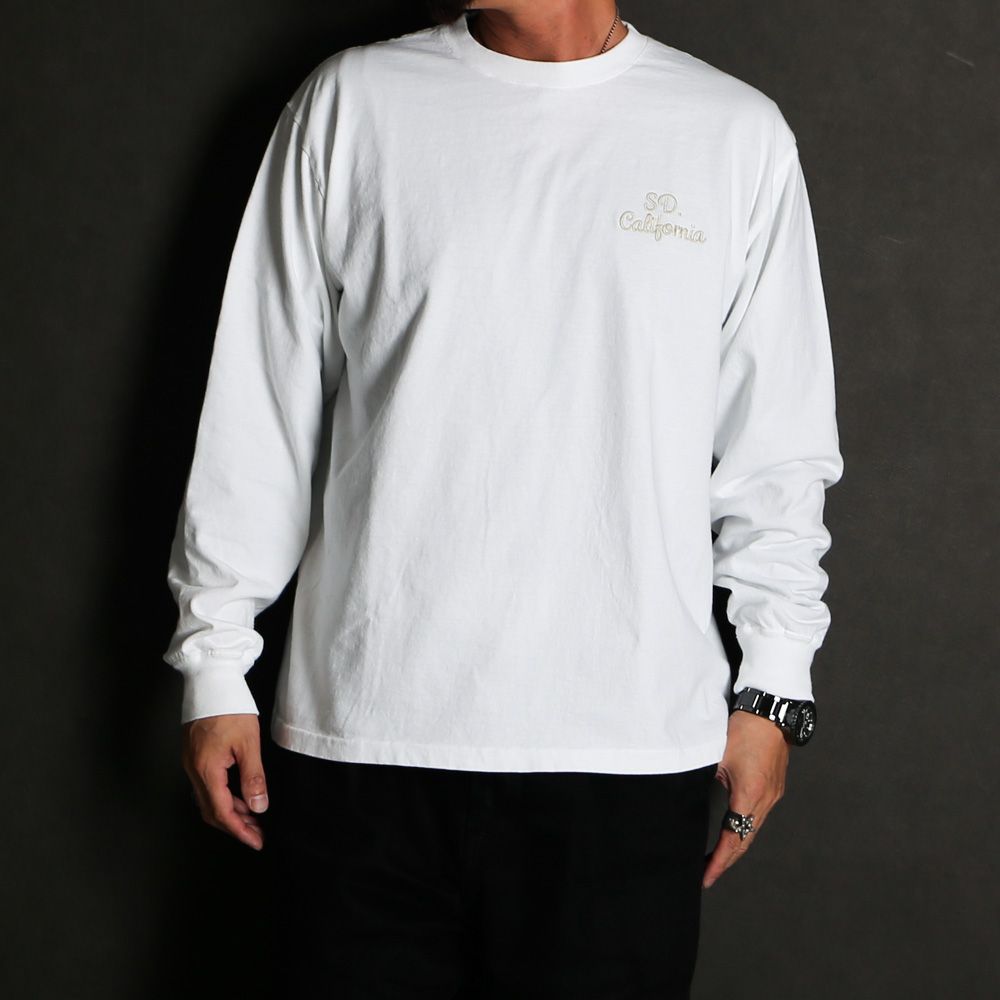 SD US Cotton Logo LS T - WHITE / Tシャツ / TSOLD120