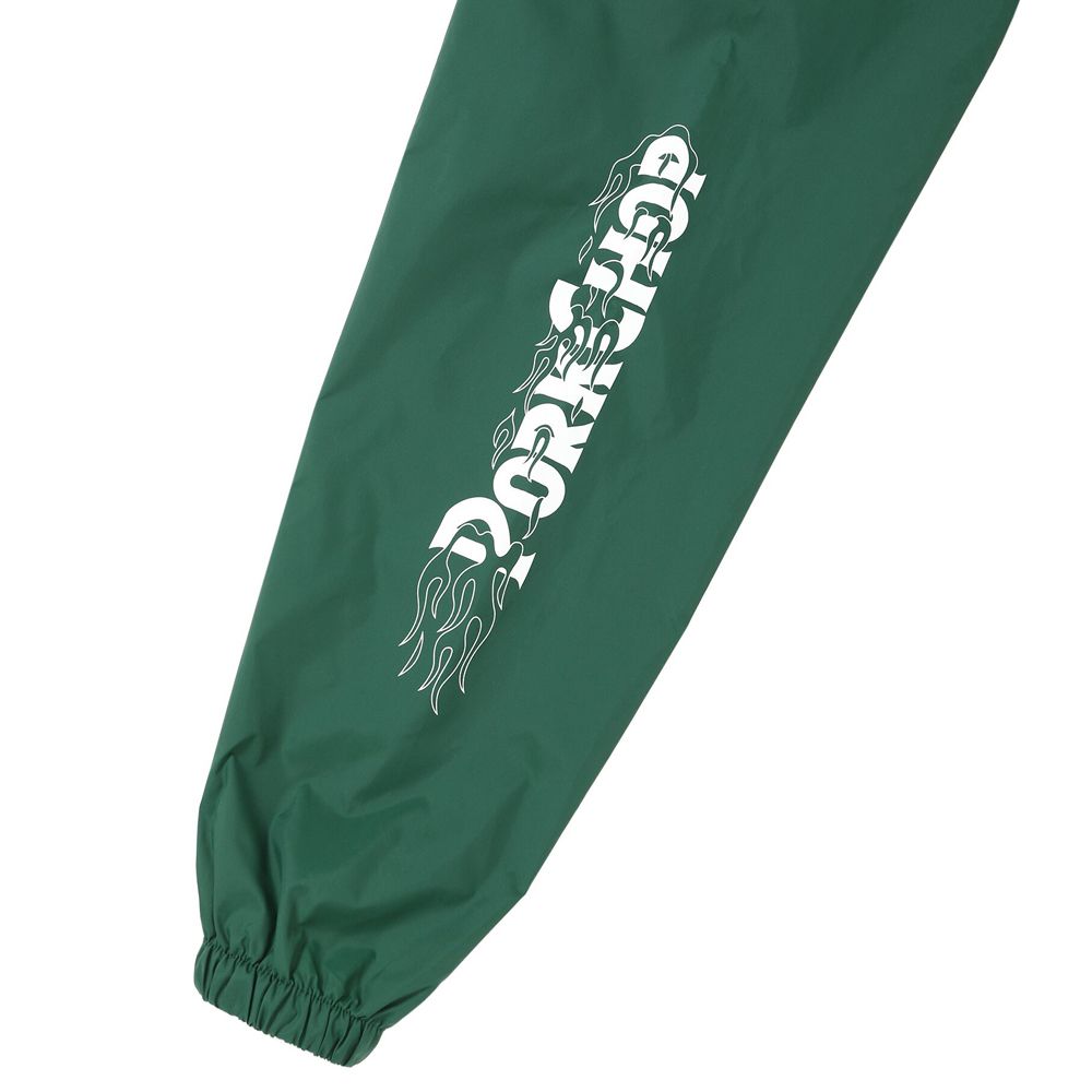 BURNING LOGO COACH JKT - IVY GREEN / コーチジャケット