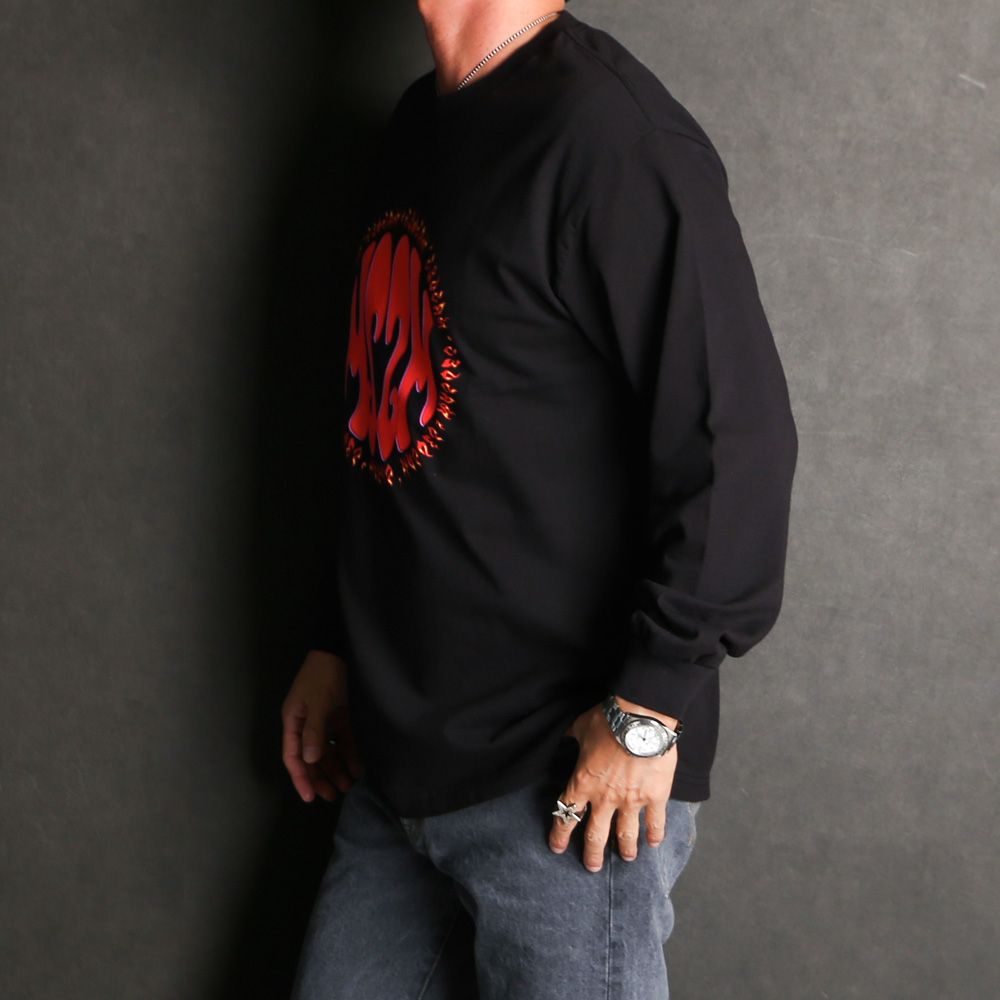 MASSES - T-SHIRT L/S MSSM - Black / ロングスリーブ Tシャツ