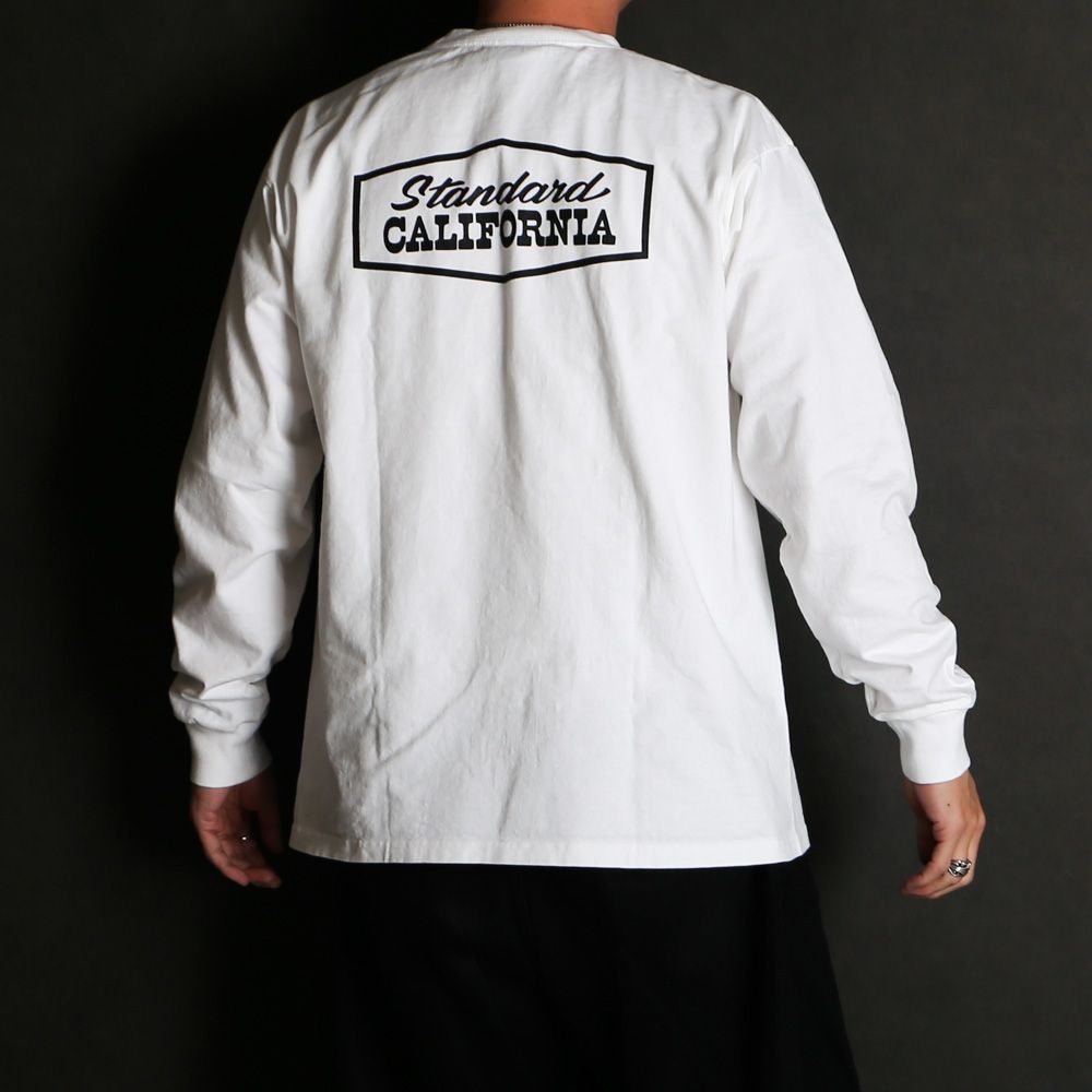 SD Heavyweight Stadium Logo Long Sleeve T - WHITE /  Tシャツ / TSOLB120