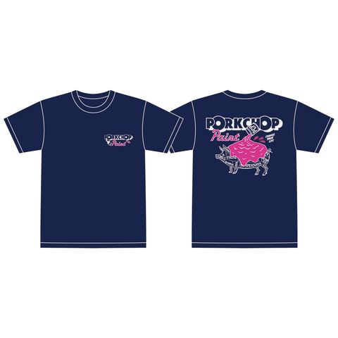PCP PORK TEE - NAVY / ショートスリーブTシャツ