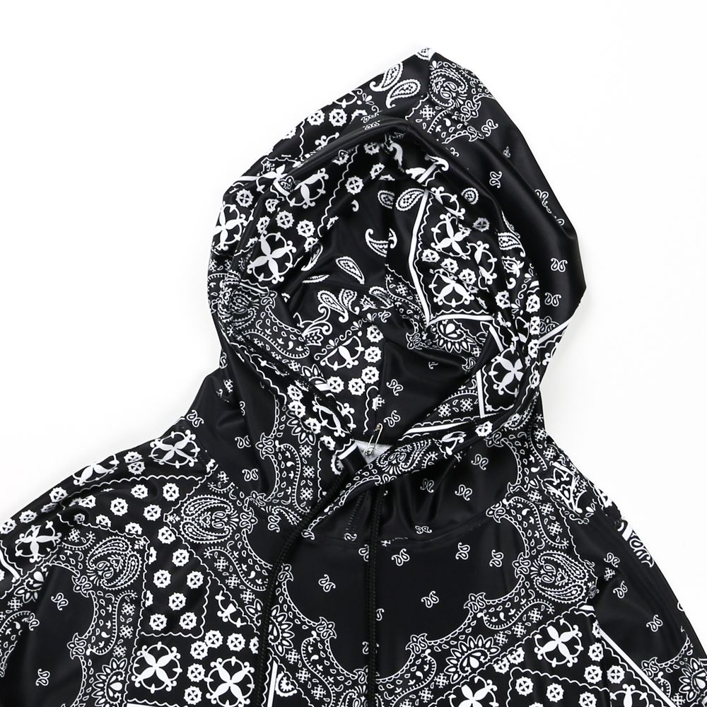 RESOUND CLOTHING - BANDANA RUSH loose hoodie / バンダナ柄ラッシュルーズパーカー /  RC19-C-003 | chemical conbination