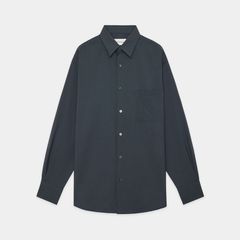 COMFORT FIT SHIRT - CHARCOAL / オーガニックウール2/80トロピカル - コンフォートフィットシャツ / A26A15SH01C