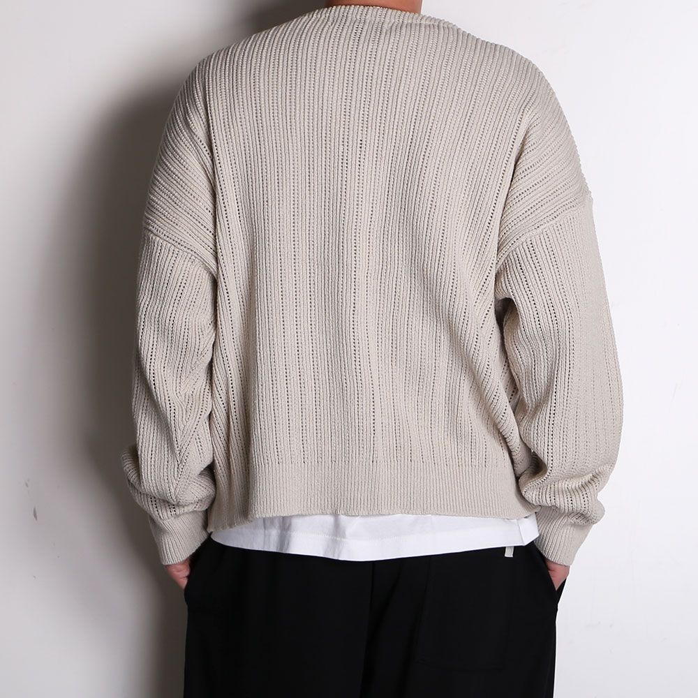 VICTIM - MESH KNIT CARDIGAN / メッシュニット カーディガン