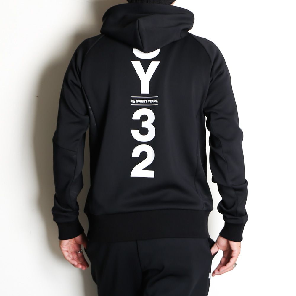 SY32 by SWEET YEARS - DOUBLE KNIT EMBOSS CAMO SHIELD LOGO P/O