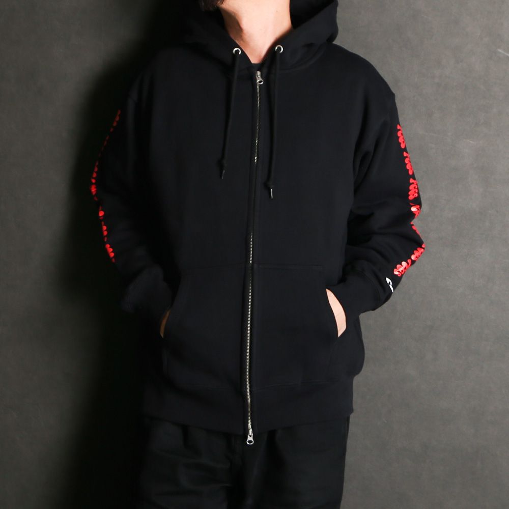 PP LOGO ZIP UP HOODIE / ジップアップパーカー
