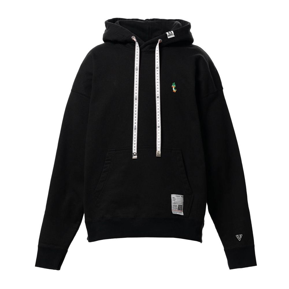 Leon Embroidery Hoodie - BLACK / レオン エンブロイダリー フーディー / J16HD791