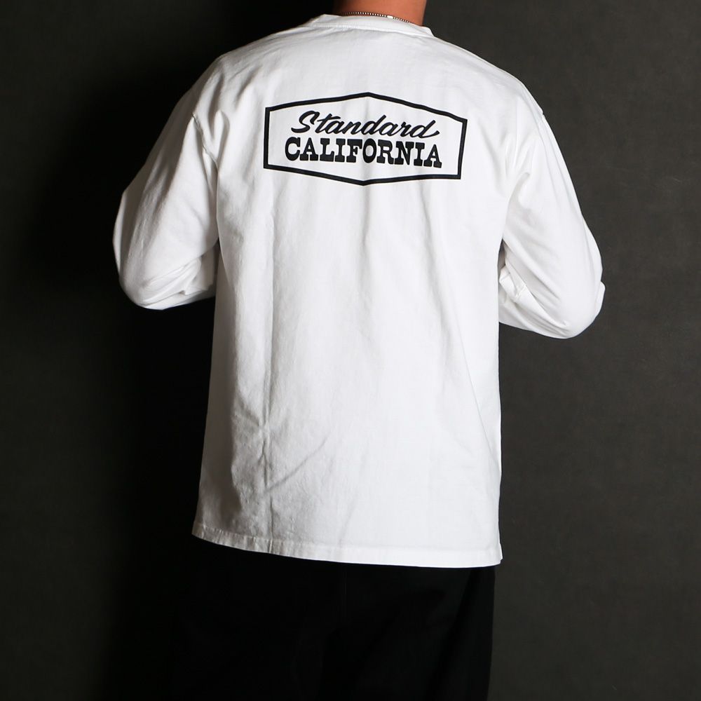 SD Heavyweight Stadium Logo Long Sleeve T - WHITE /  Tシャツ / TSOLB120