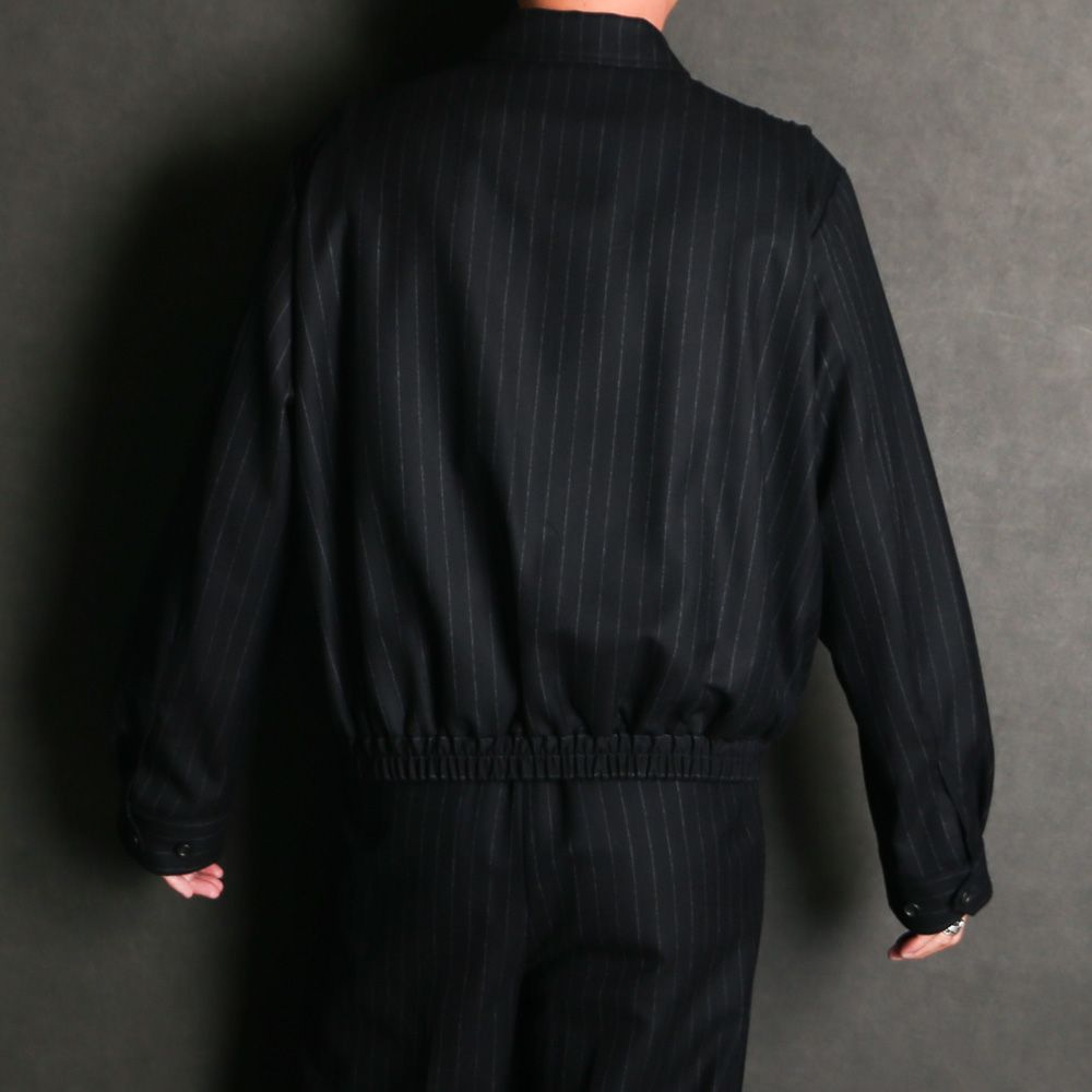 "Jomon Relief" Zip-Up Blouson - Black / ジップアップブルゾン / TA26AW-BL049