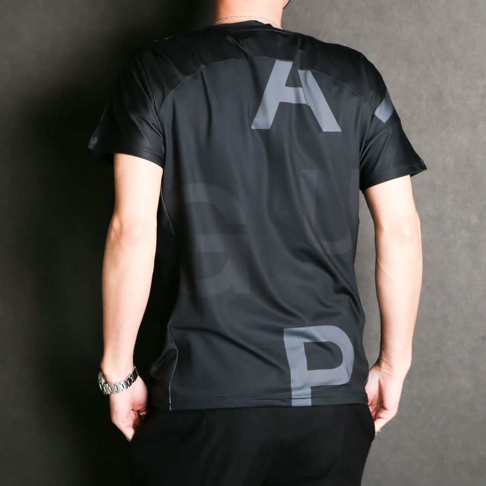 Rash guard S/S / ランダムロゴ ラッシュガードTシャツ / UST-21012