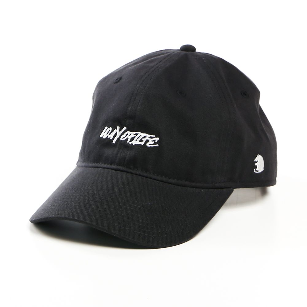 SCRIPT BASE BALL CAP / ベースボールキャップ - ブラック / 22'RA-0413