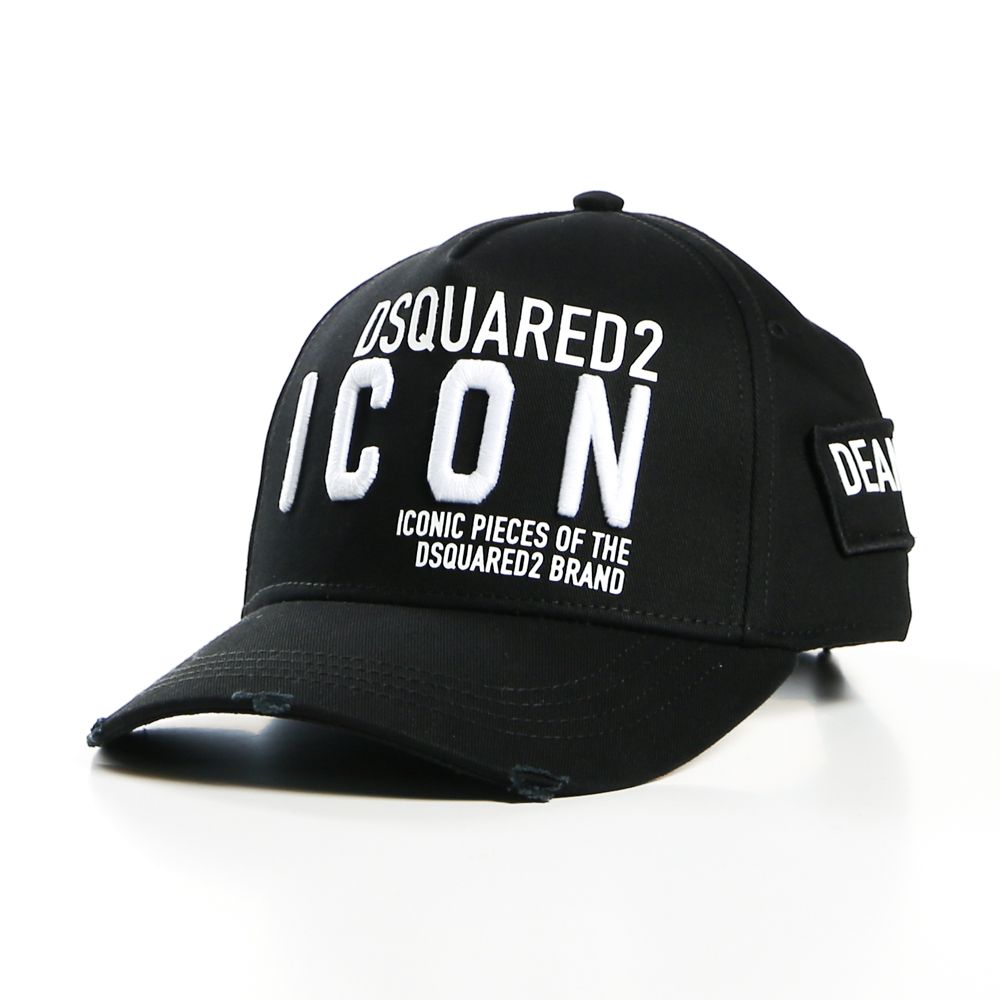 DSQUARED2 - ICON Embroidered BaseBall Cap / ICON刺繍 ベース