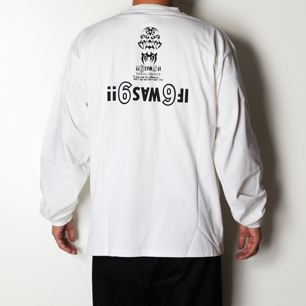 " HIDEANDSEEK × Toru Nishiura " / The H&S L/S Tee - WHT / Tシャツ / H30th-091426