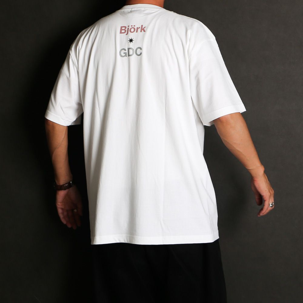 【Bjork by Kevin Cummins×GDC】 Color Tee - WHITE / Tシャツ / GD0583
