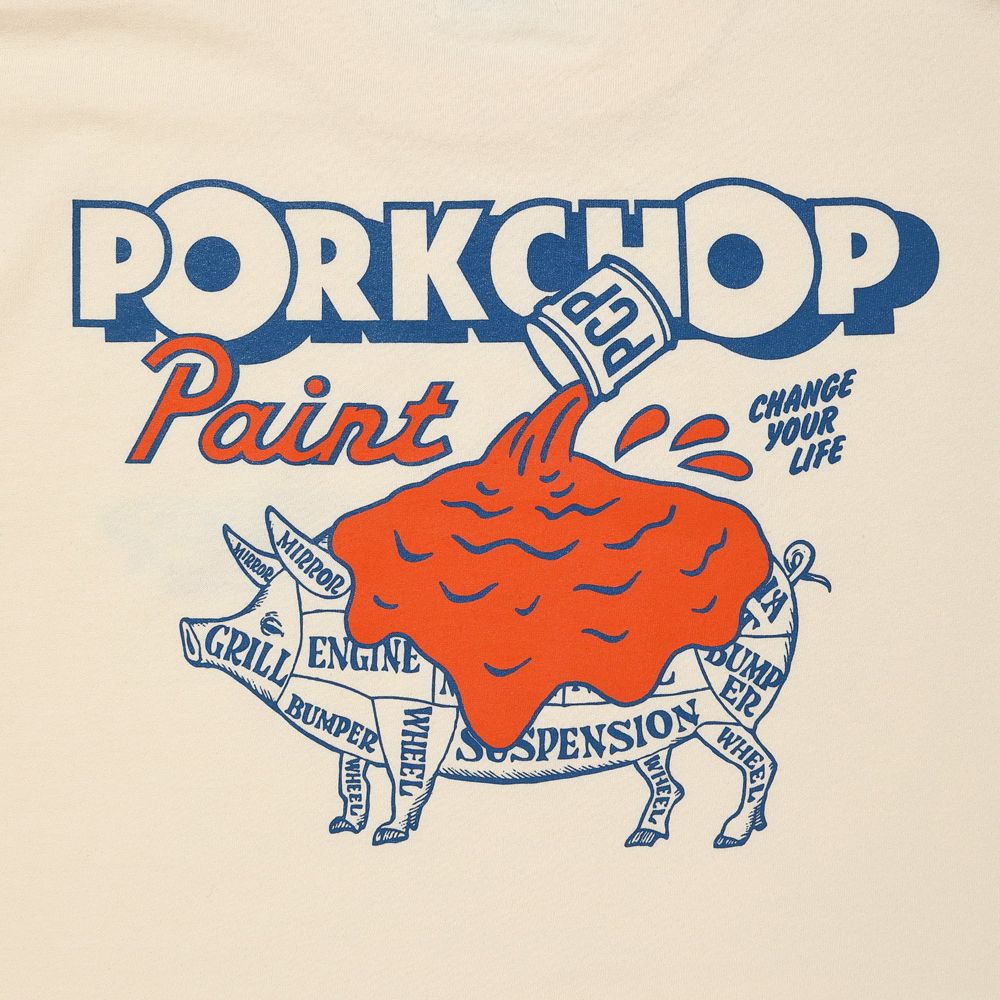 PCP PORK TEE - CREAM / ショートスリーブTシャツ