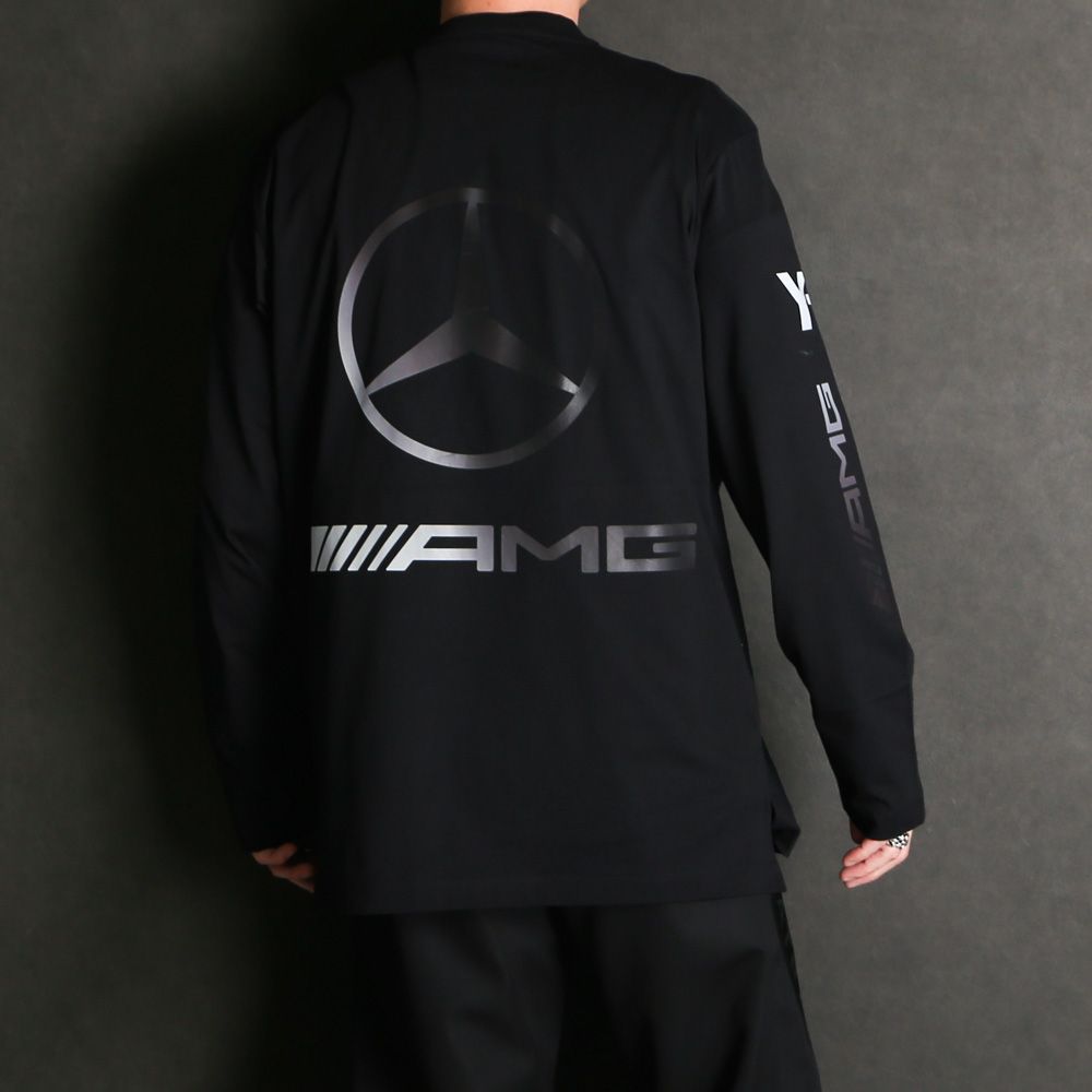 Y-3 MERCEDES-AMG PETRONAS FORMULA 1 TEAM CHAOS LOGO LONG SLEEVE TEE / Tシャツ / KR2372