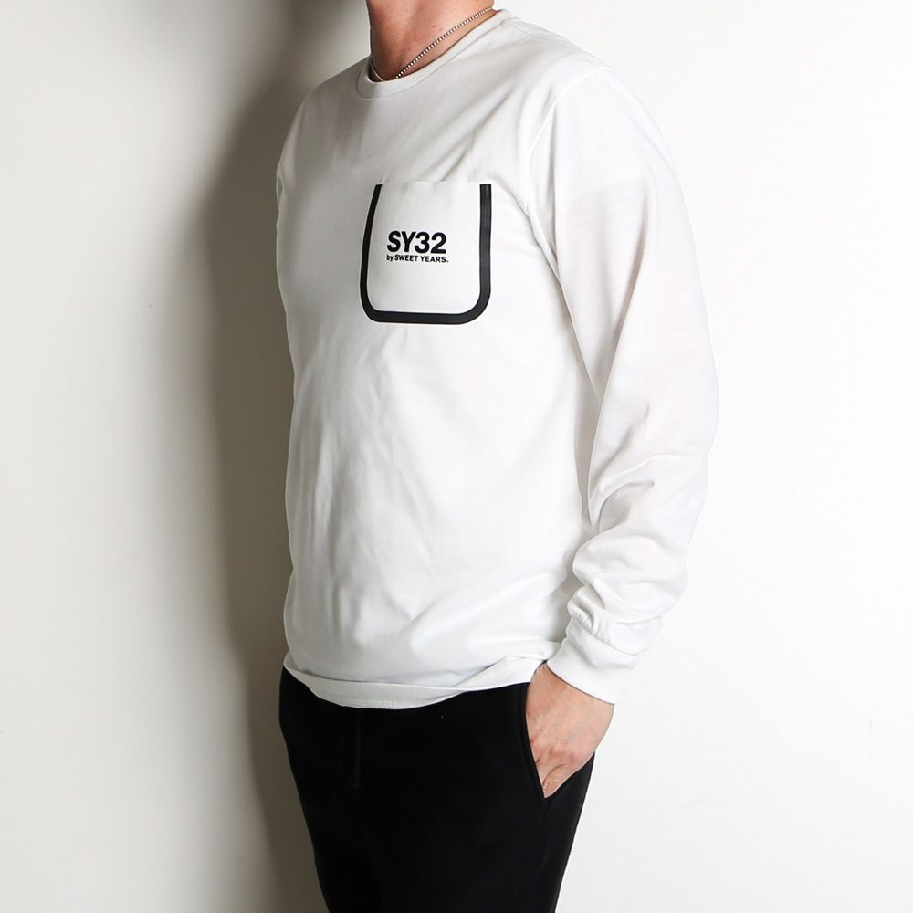 SY32 by SWEET YEARS - DESIGN POCKET L/S TEE / ロングスリーブ