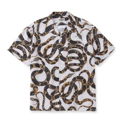 ALLOVER SNAKE PATTERN S/S SH / スネークパターン オープンカラーシャツ / CL-26SS007ULT