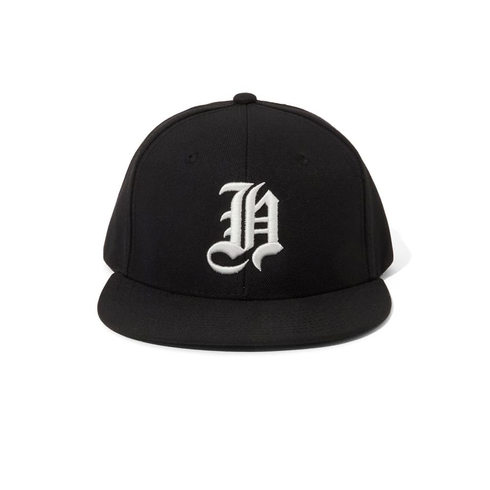 H-Baseball CAP - BLK×WHT / ベースボールキャップ / HG-041226