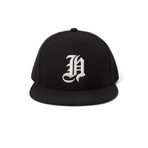 H-Baseball CAP - BLK×WHT / ベースボールキャップ / HG-041226