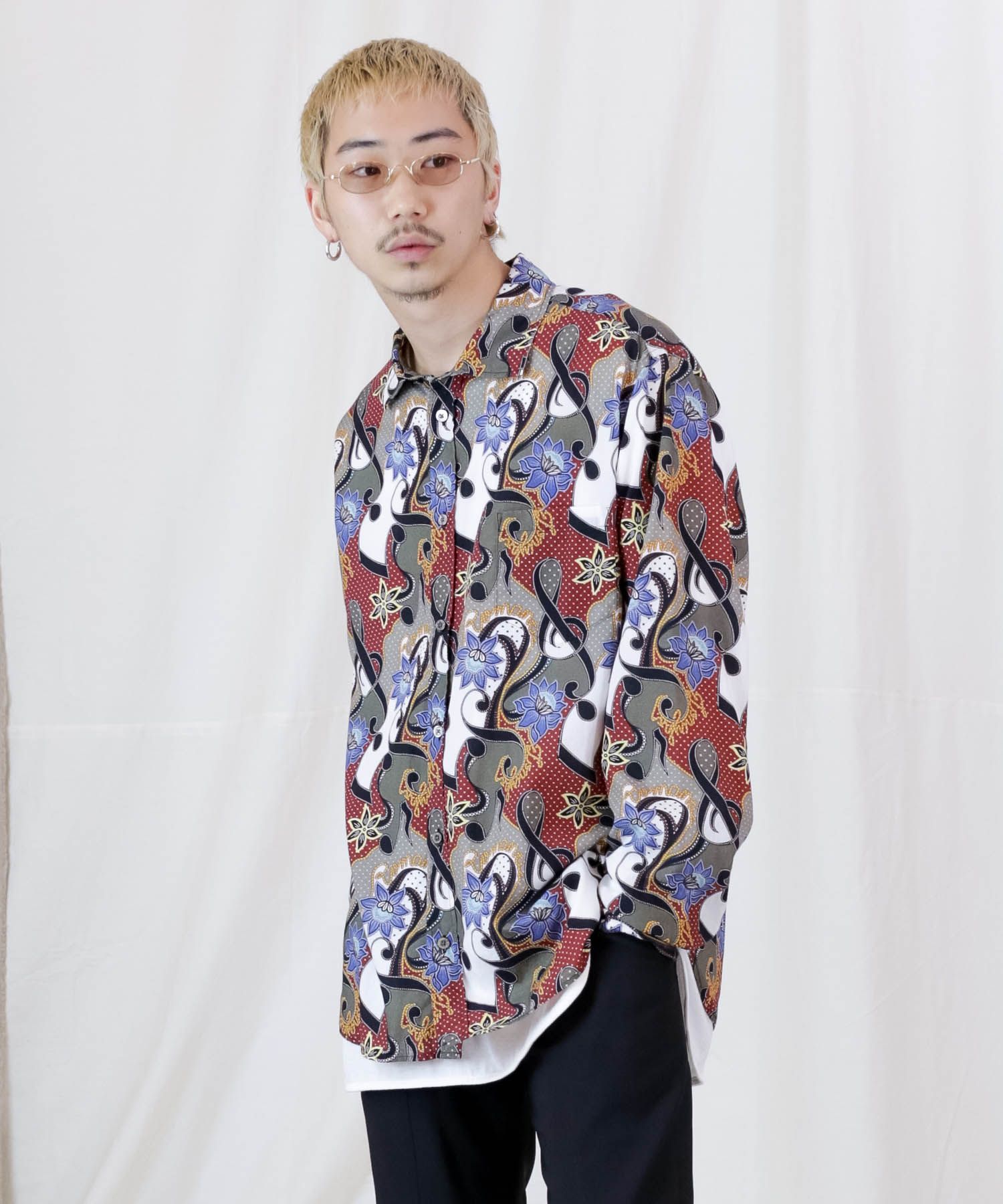 ROMANTIC-TONIGHT L/S SH / グラフィック シャツ / 379104