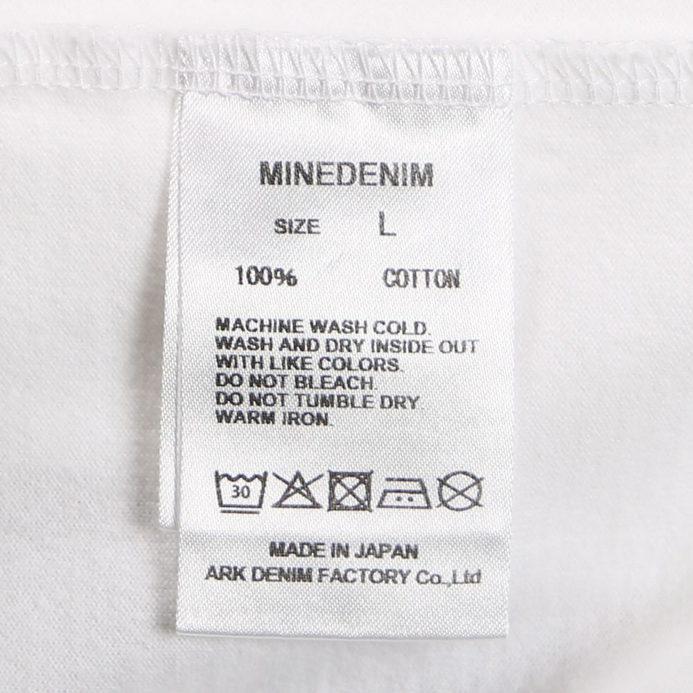 × baanai / "EXPERIMENTALISM" White T-SH EXPERIMENTALISM T-SH / 2206-6002