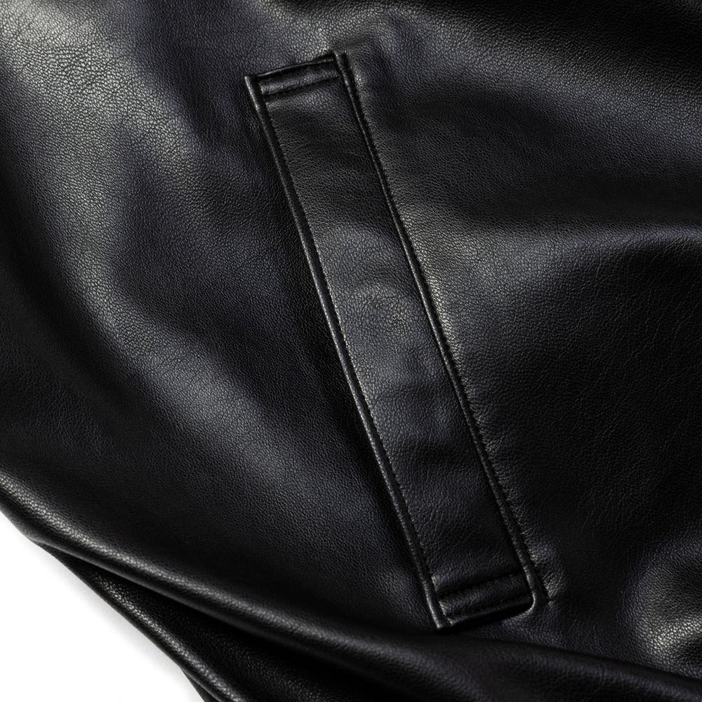 FAUX LEATHER HARRINGTON JACKET / フェイクレザーハリントンジャケット / CL-26AWJKT005
