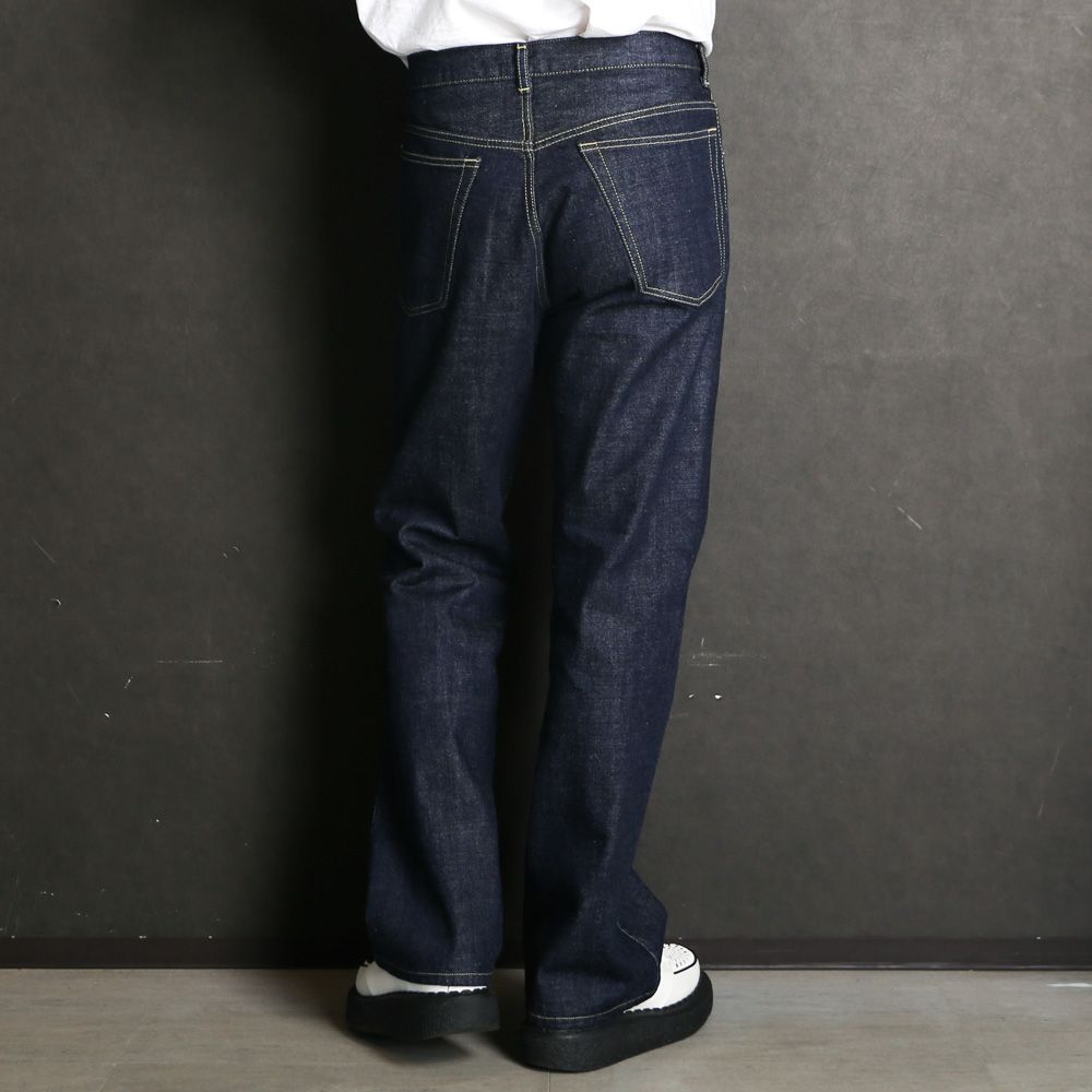 Slight Flare Jeans - Indigo O.W / オーガニックコットン 13.5oz セルビッチデニム - スライトフレアジーンズ / M26C07PT02C